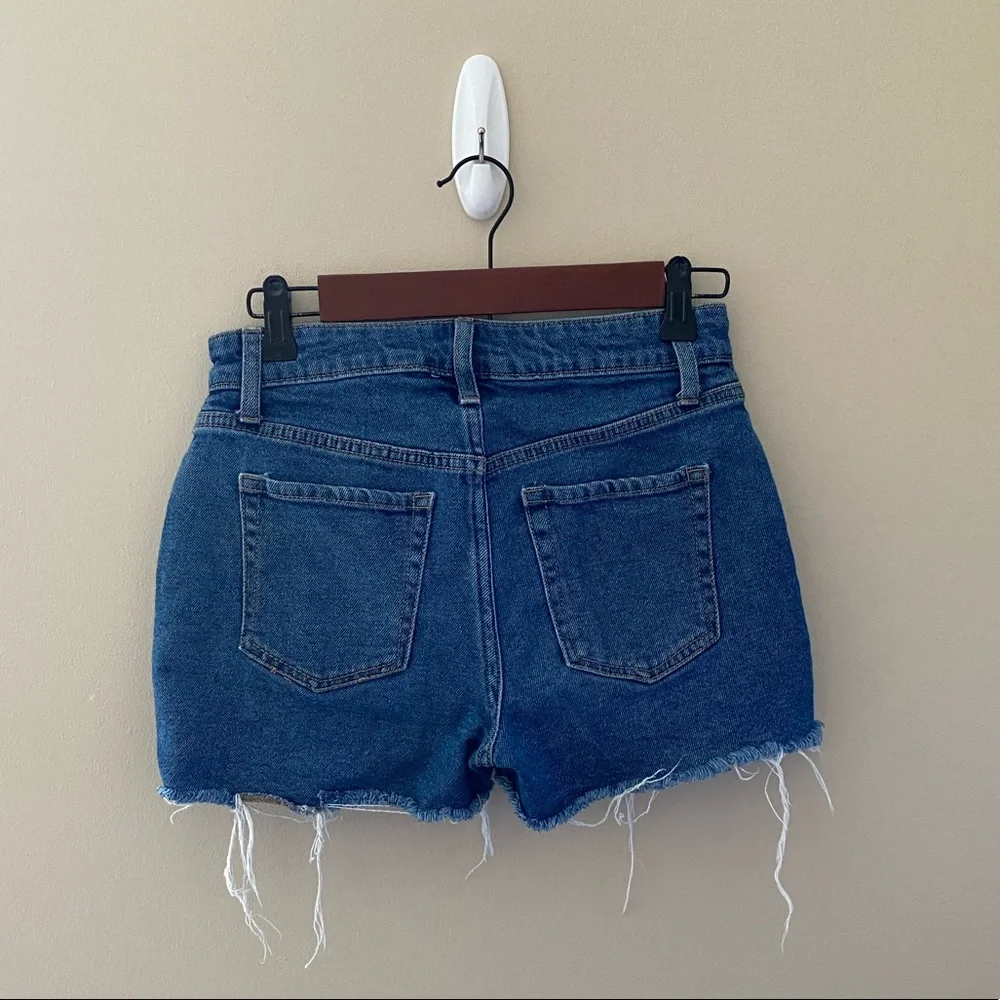 wild fable Dark Blue Denim Cutoff Jean Shorts